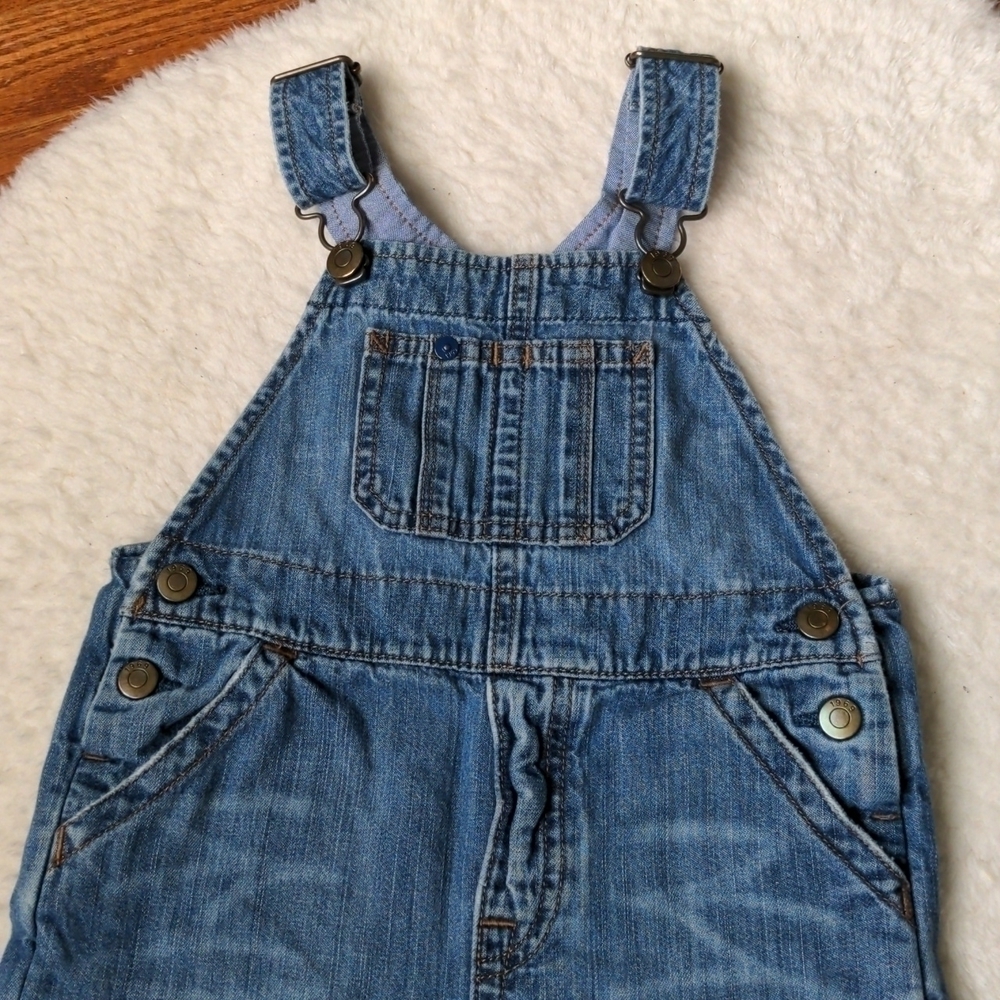 BABY GAP denim Jean overalls 18-24 months